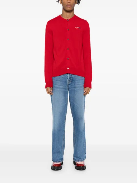 Comme Des Garçons Play embroidered cardigan