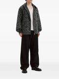 FIVE CM leopard-pattern zip-up hoodie