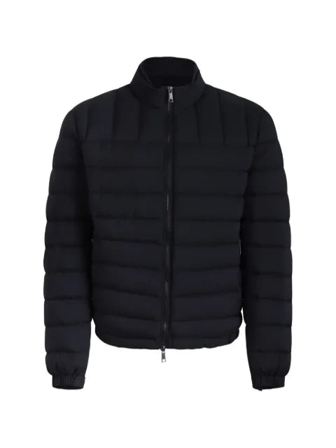 Add quilted zip-up jacket