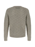 Valentino Garavani wool and cashmere sweater with metallic V detail