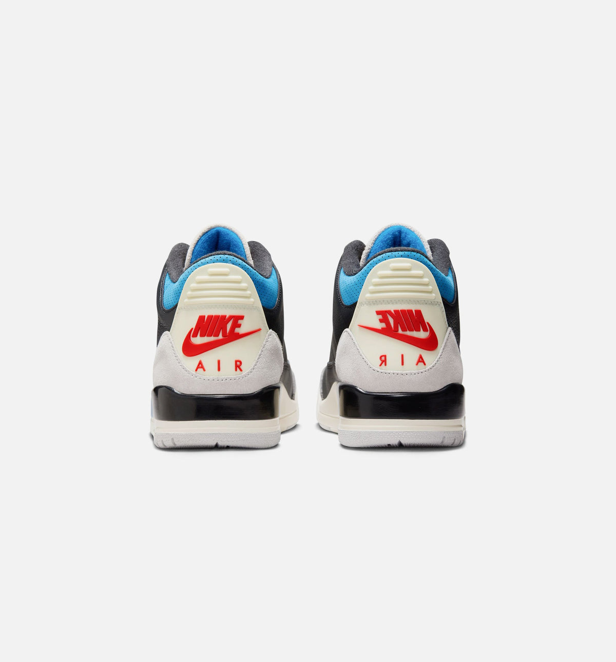 Air Jordan 3 Retro OG 'Rare Air' - Men's Lifestyle Sneaker (Black/Chile Red/Neutral Grey)
